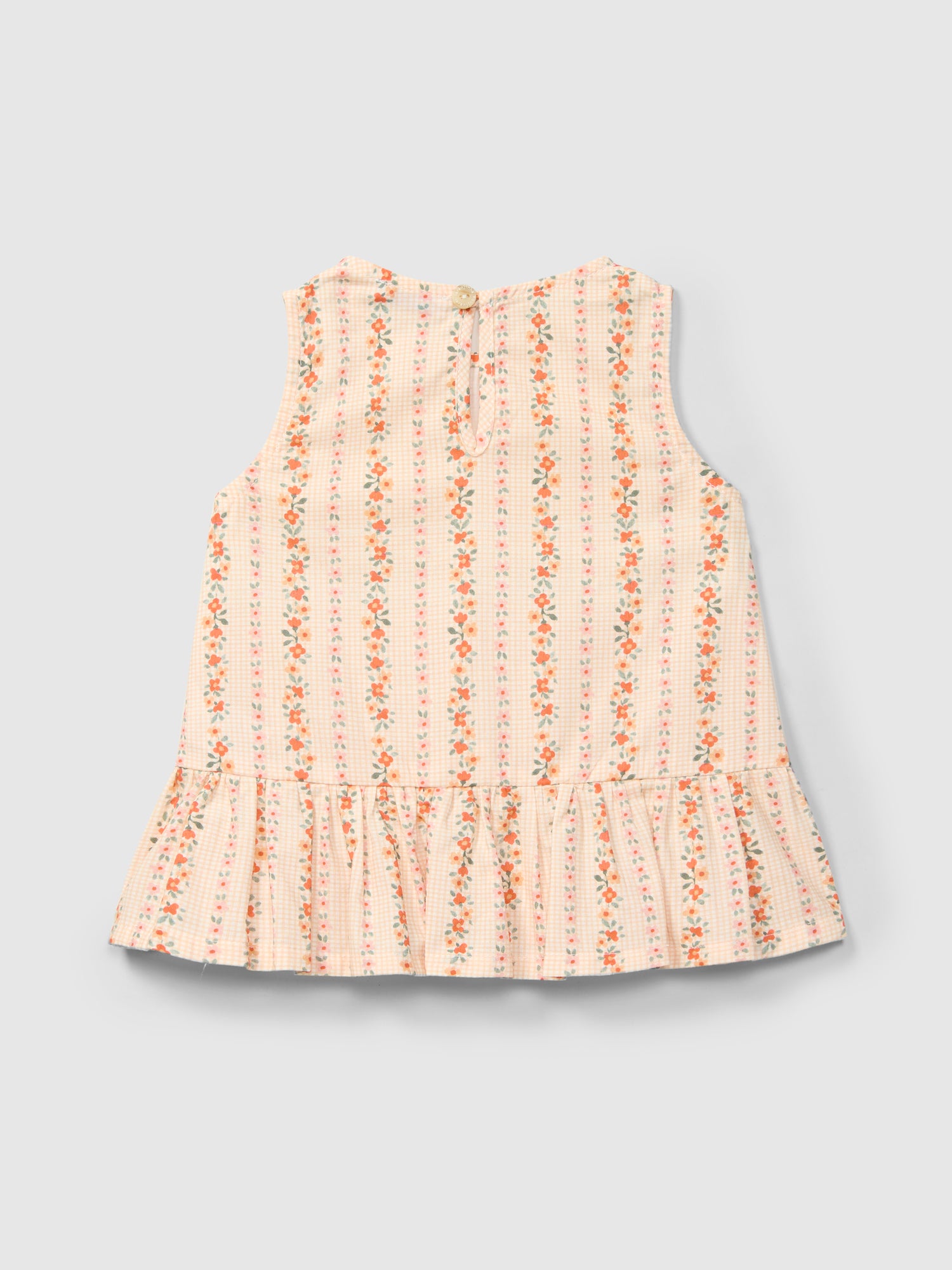 Top Micro-Vichy e Flores