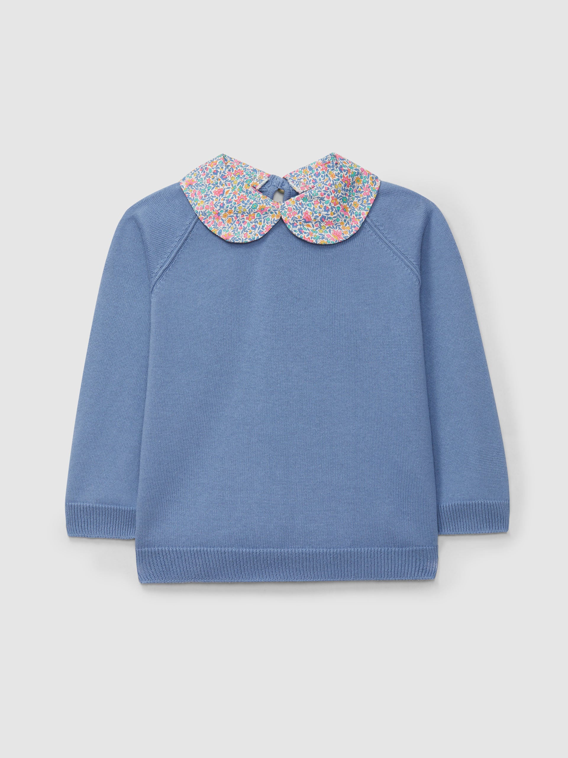 Camisola Tricotada com Gola Amovível