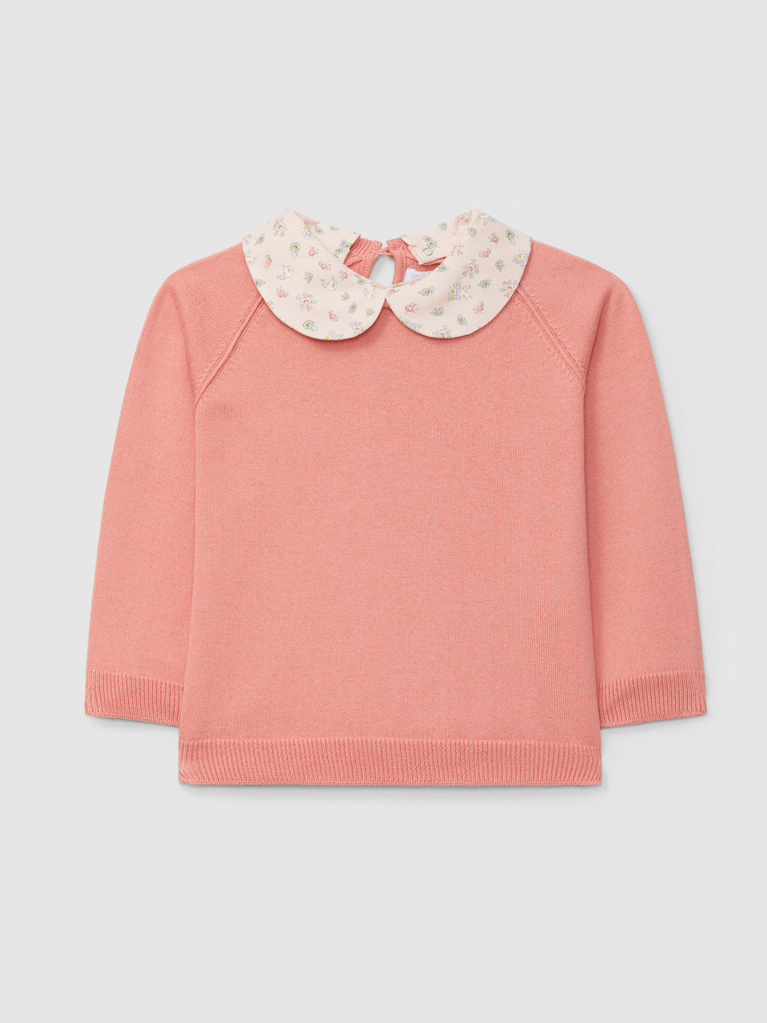 Camisola Tricotada com Gola Amovível