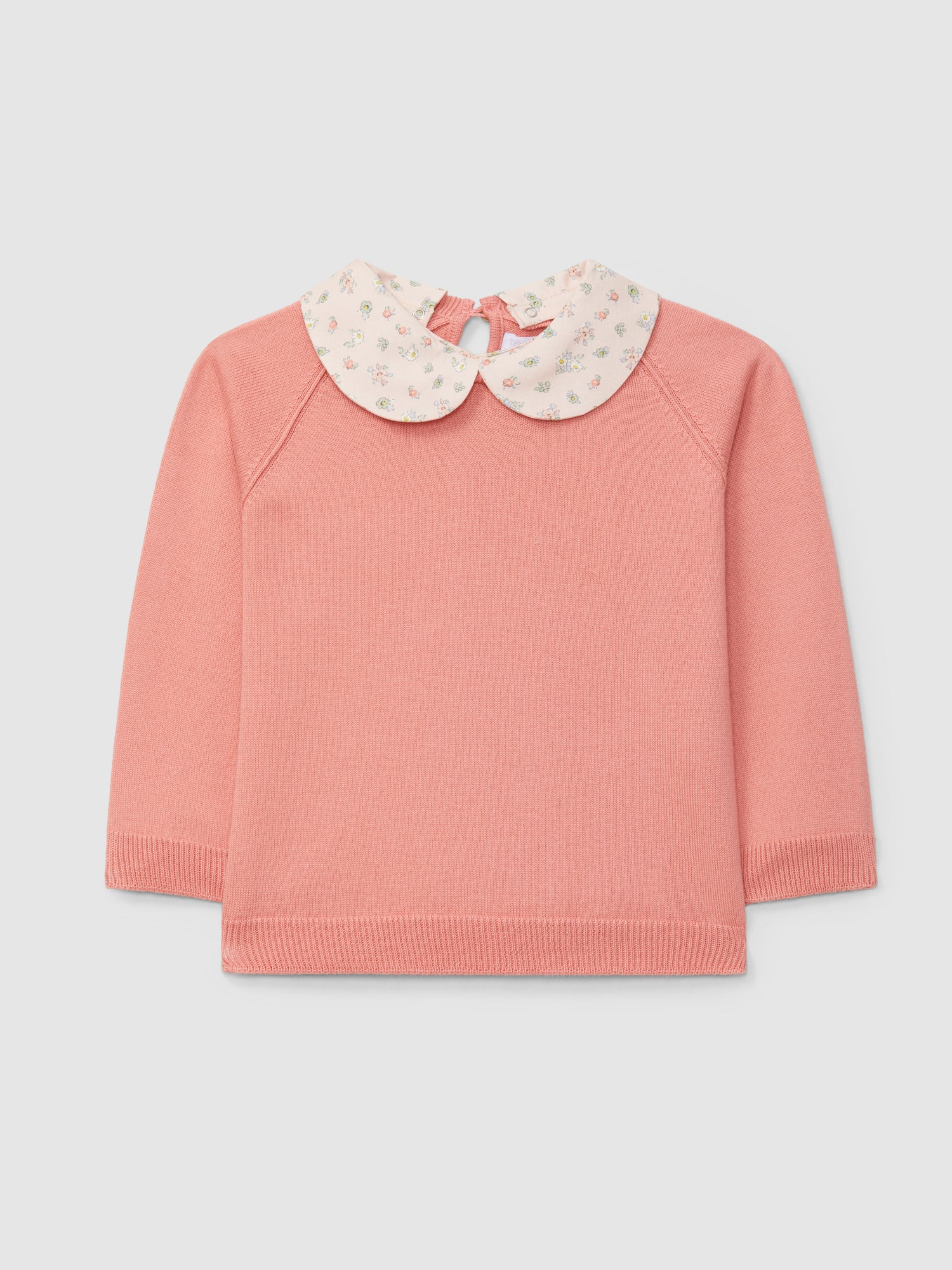 Camisola Tricotada com Gola Amovível