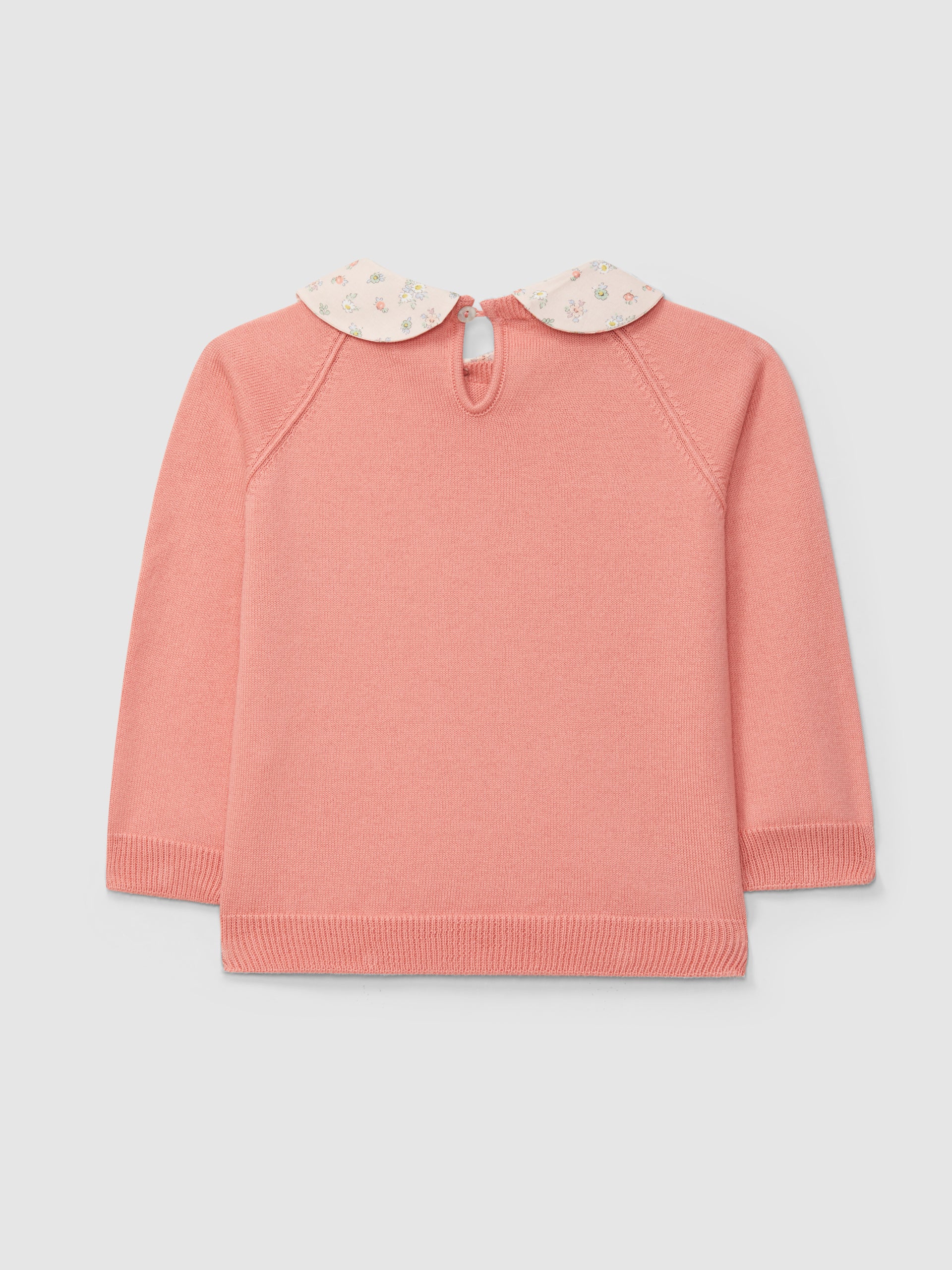 Camisola Tricotada com Gola Amovível